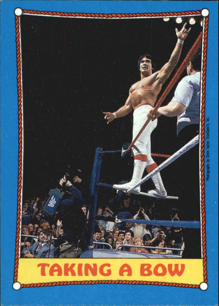 1987 Topps WWF #65 Taking a Bow RA