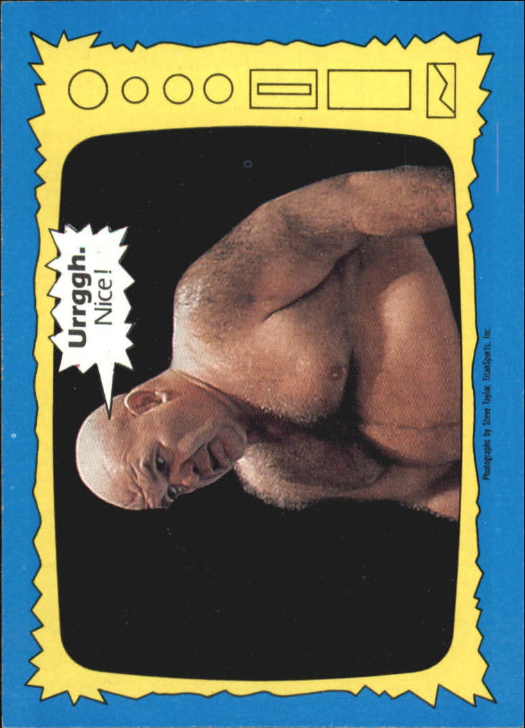 1987 Topps WWF #69 Urrggh. Nice! SS
