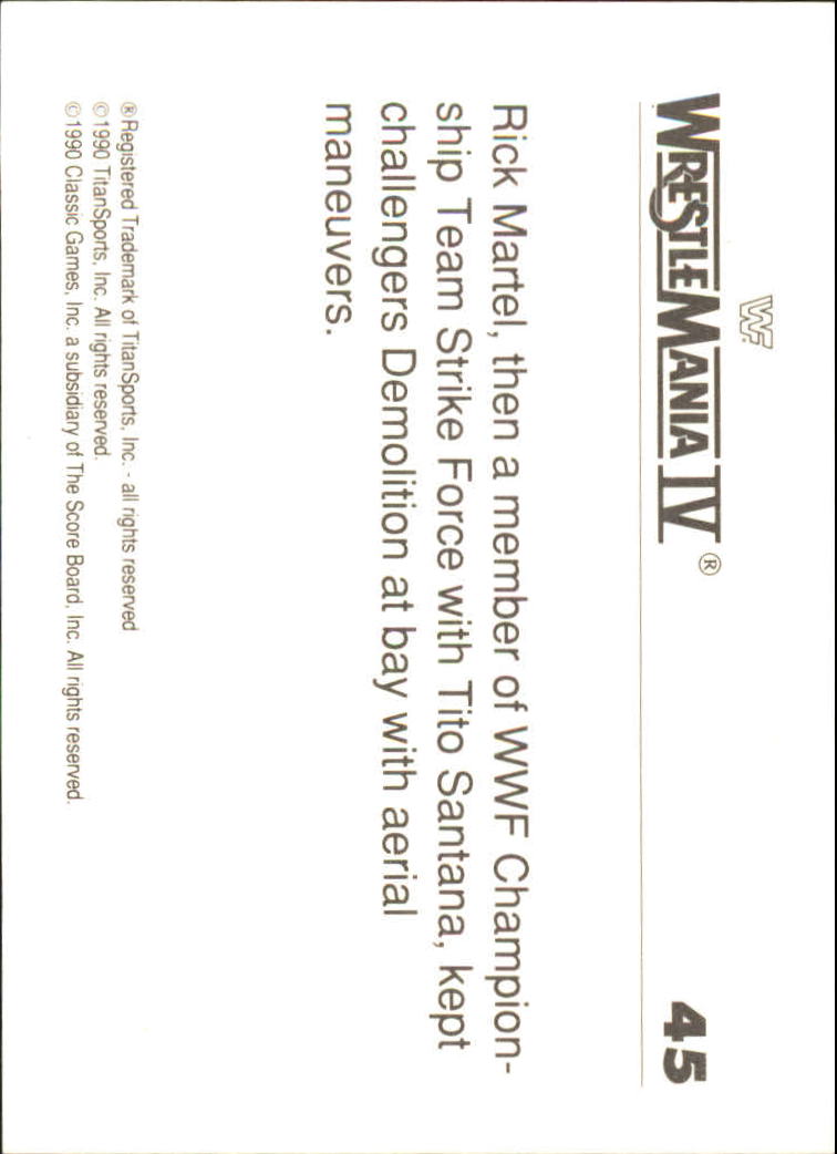 A8495- 1990 Classic WWF History of WrestleMania -You Pick- 15+ FREE US SHIP - Picture 57 of 221