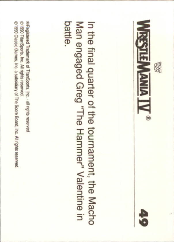 A8495- 1990 Classic WWF History of WrestleMania -You Pick- 15+ FREE US SHIP - Picture 65 of 221