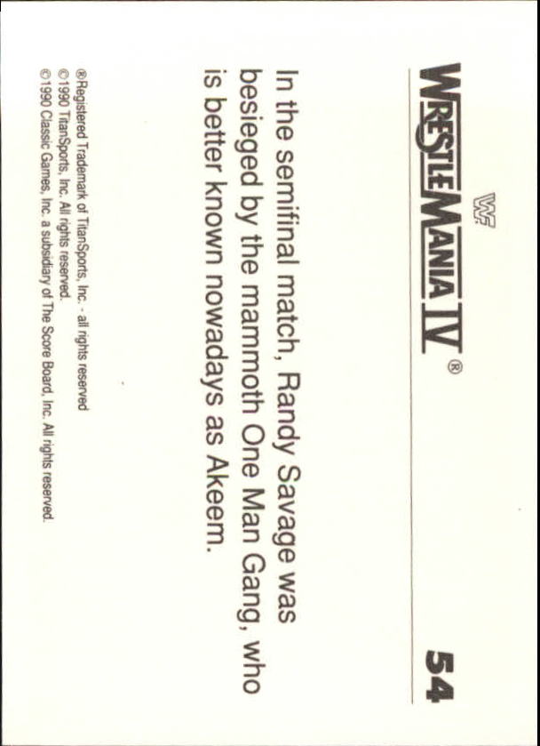 A8495- 1990 Classic WWF History of WrestleMania -You Pick- 15+ FREE US SHIP - Picture 71 of 221