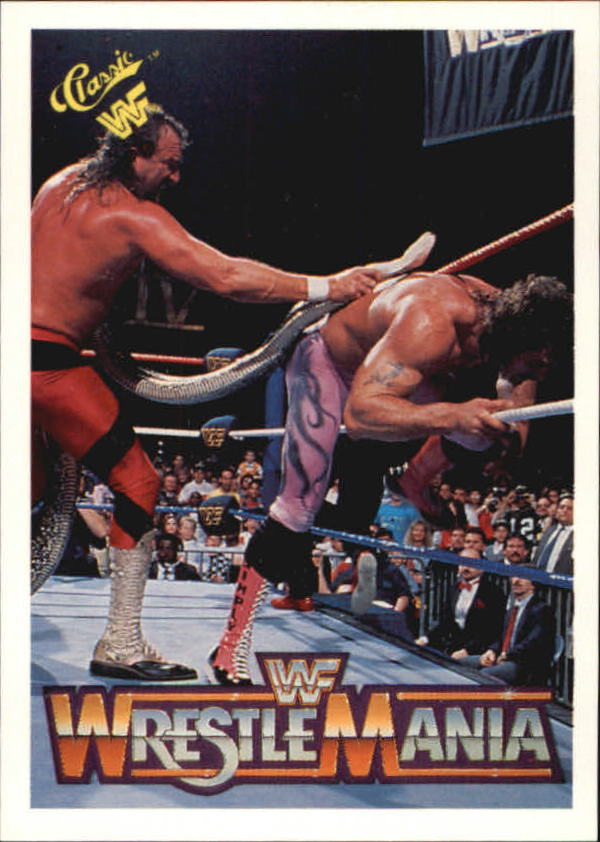 1990 Classic WWF History of WrestleMania #60 Jake The Snake Roberts ...