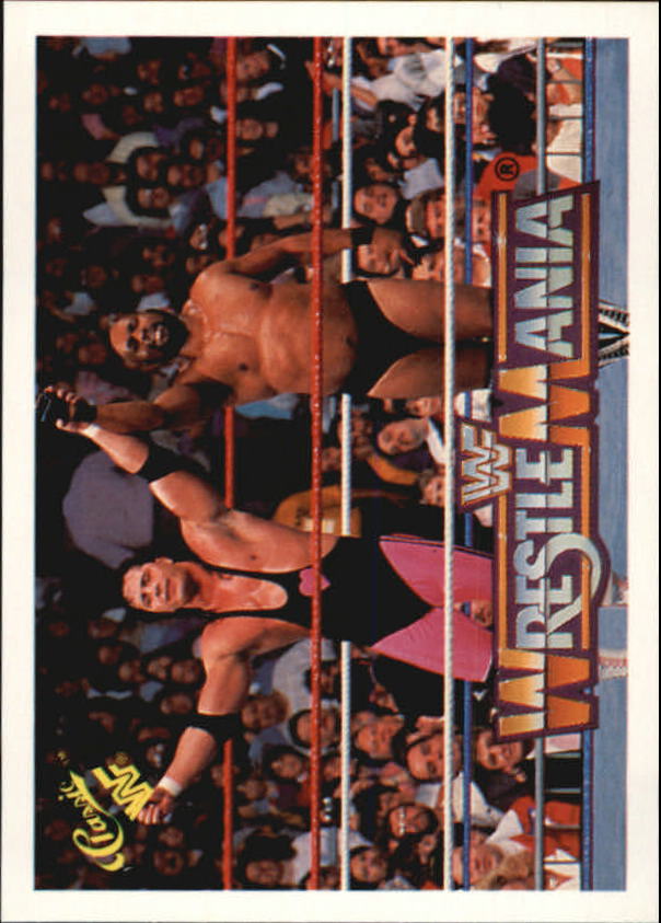 1990 Classic WWF History of WrestleMania #70 Bret Hit Man Hart/Bad News Brown