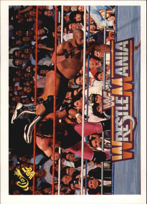 1990 Classic WWF History of WrestleMania #72 Bret Hit Man Hart/Bad News Brown