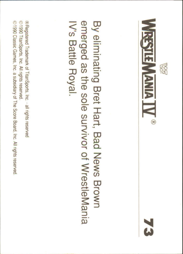A8495- 1990 Classic WWF History of WrestleMania -You Pick- 15+ FREE US SHIP - Picture 107 of 221