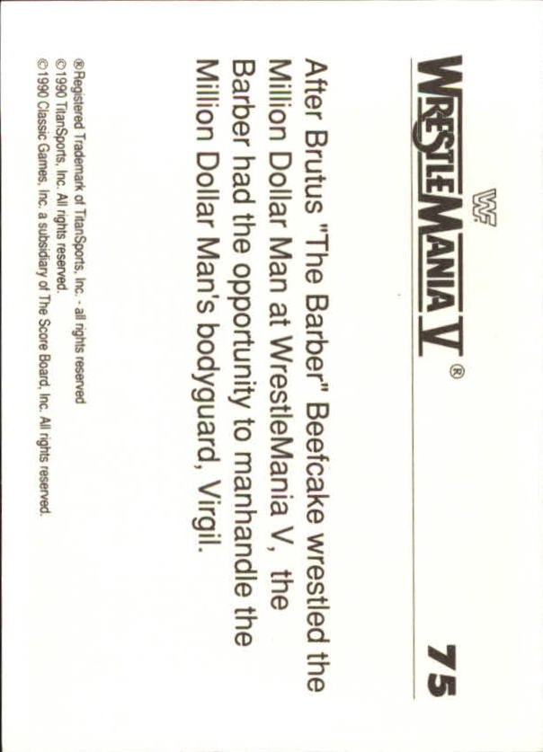 A8495- 1990 Classic WWF History of WrestleMania -You Pick- 15+ FREE US SHIP - Picture 111 of 221
