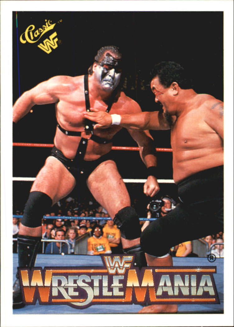 1990 Classic WWF History of WrestleMania #76 Mr. Fuji/Ax