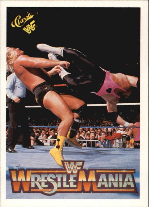 1990 Classic WWF History of WrestleMania #87 Bret Hit Man Hart/Greg The Hammer Valentine