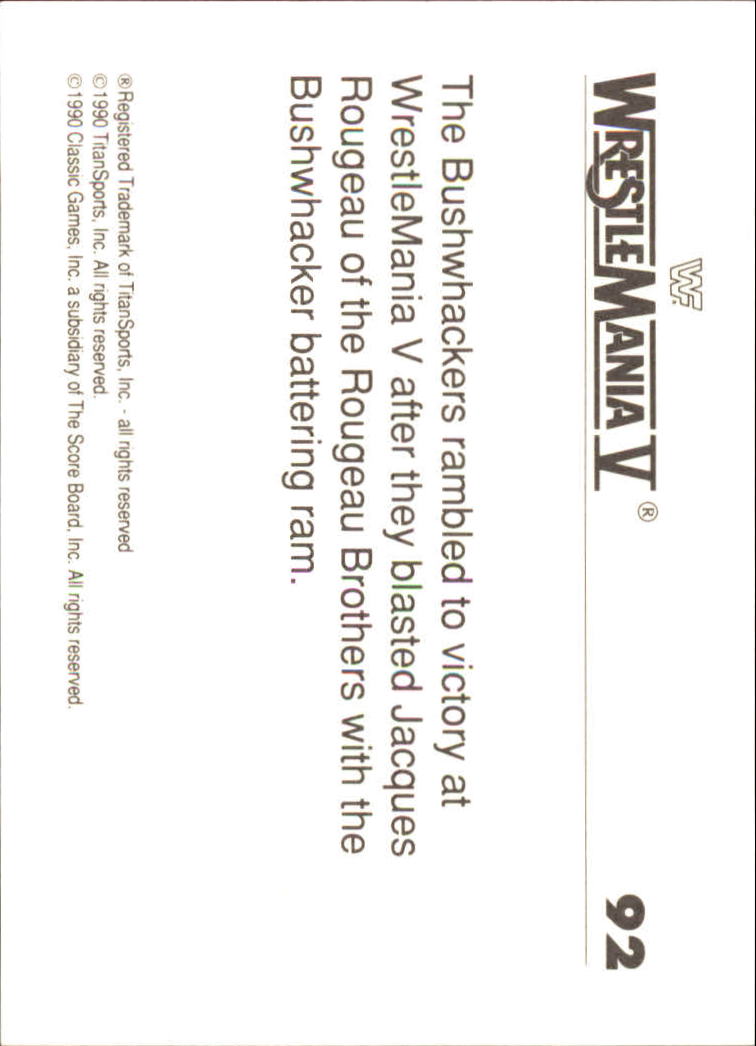 A8495- 1990 Classic WWF History of WrestleMania -You Pick- 15+ FREE US SHIP - Picture 145 of 221