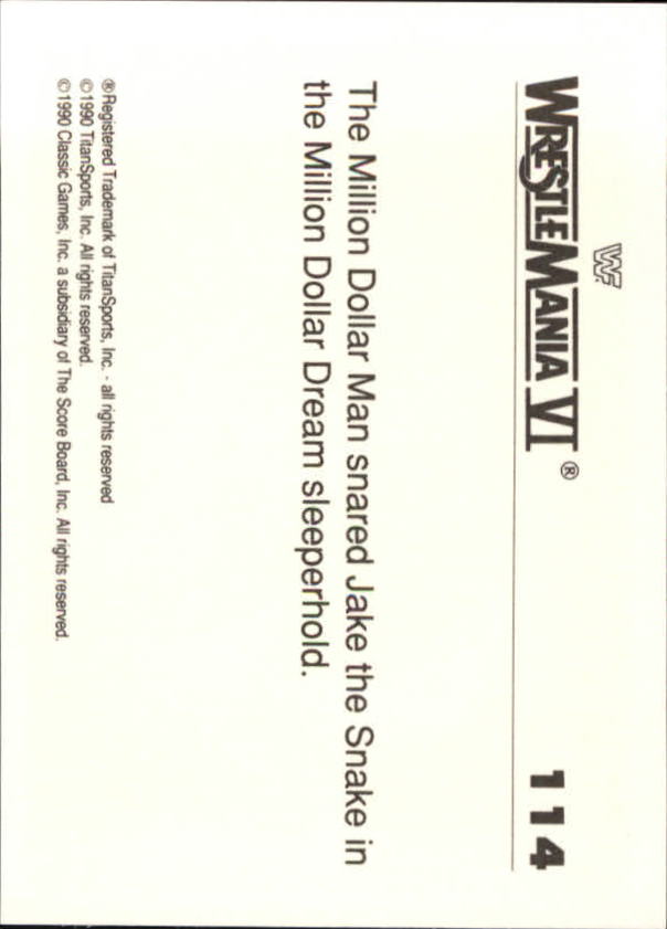 A8495- 1990 Classic WWF History of WrestleMania -You Pick- 15+ FREE US SHIP - Picture 165 of 221