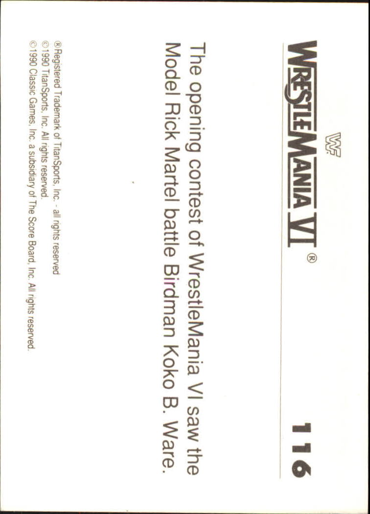 A8495- 1990 Classic WWF History of WrestleMania -You Pick- 15+ FREE US SHIP - Picture 167 of 221