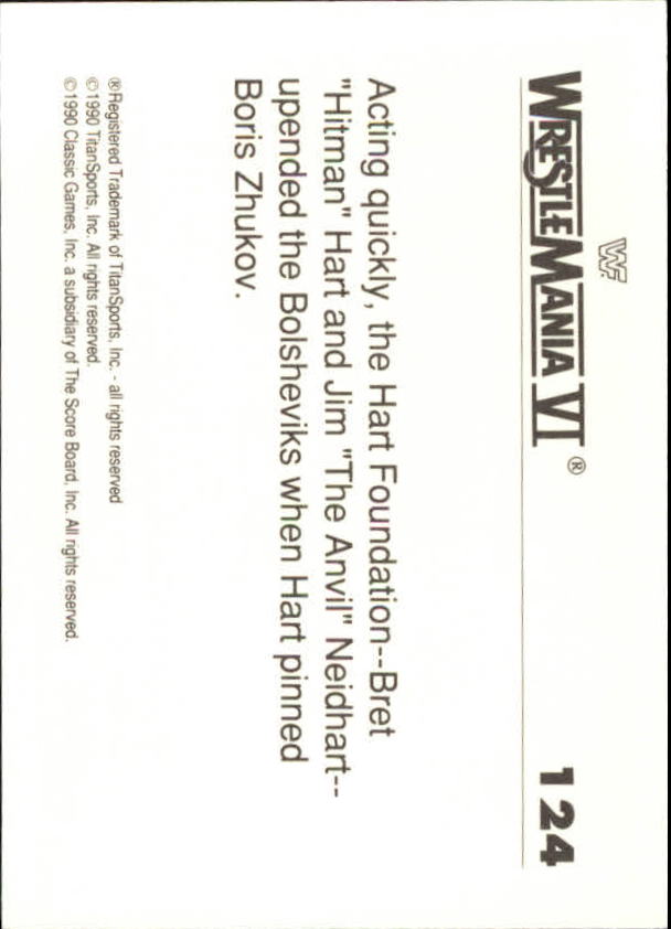 A8495- 1990 Classic WWF History of WrestleMania -You Pick- 15+ FREE US SHIP - Picture 183 of 221