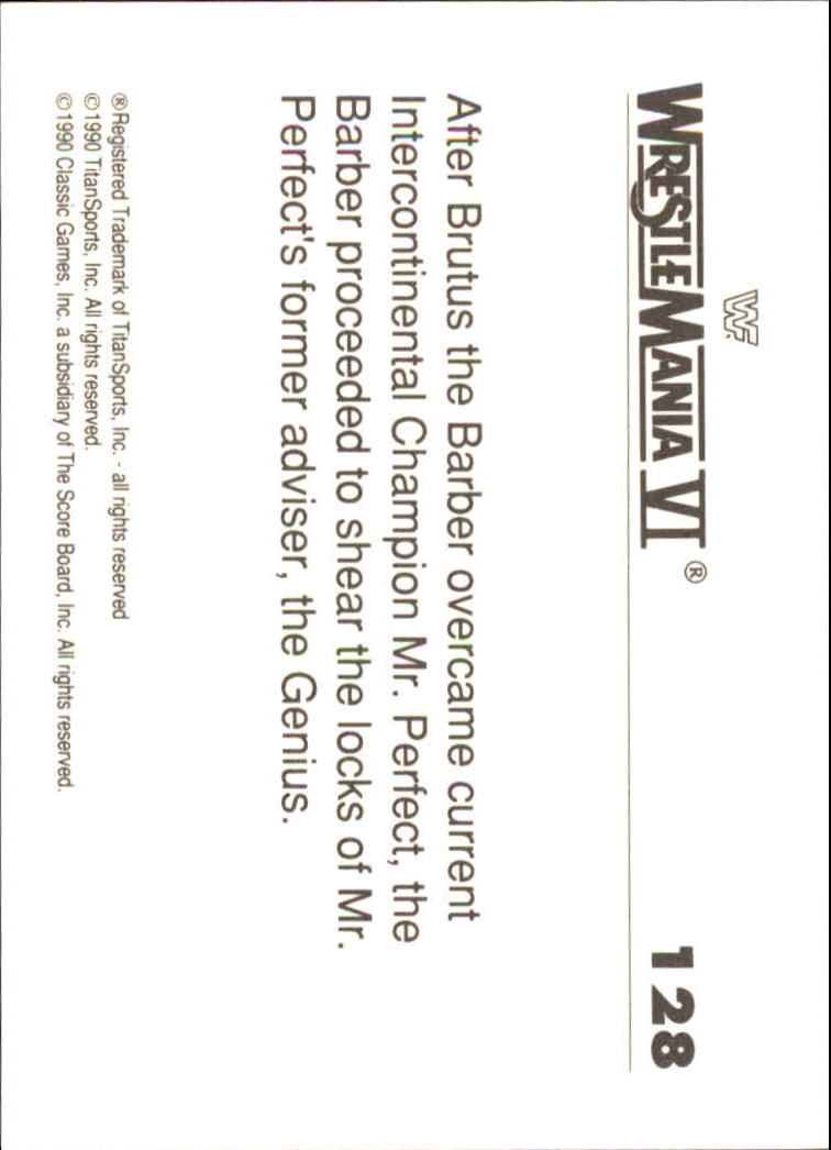 A8495- 1990 Classic WWF History of WrestleMania -You Pick- 15+ FREE US SHIP - Picture 191 of 221