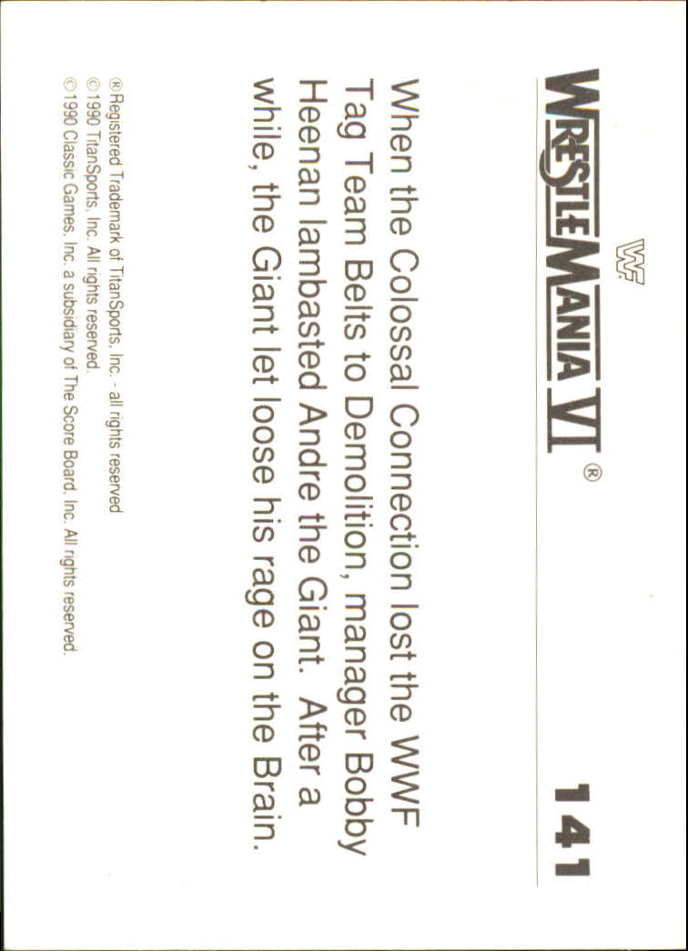 A8495- 1990 Classic WWF History of WrestleMania -You Pick- 15+ FREE US SHIP - Picture 207 of 221