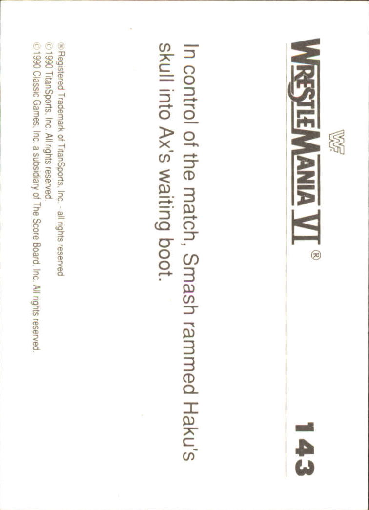 A8495- 1990 Classic WWF History of WrestleMania -You Pick- 15+ FREE US SHIP - Picture 211 of 221