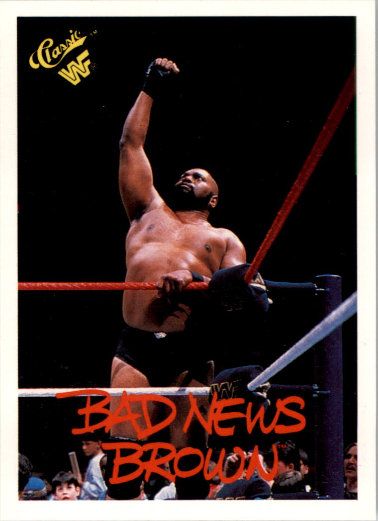 1990 Classic WWF #26 Bad News Brown