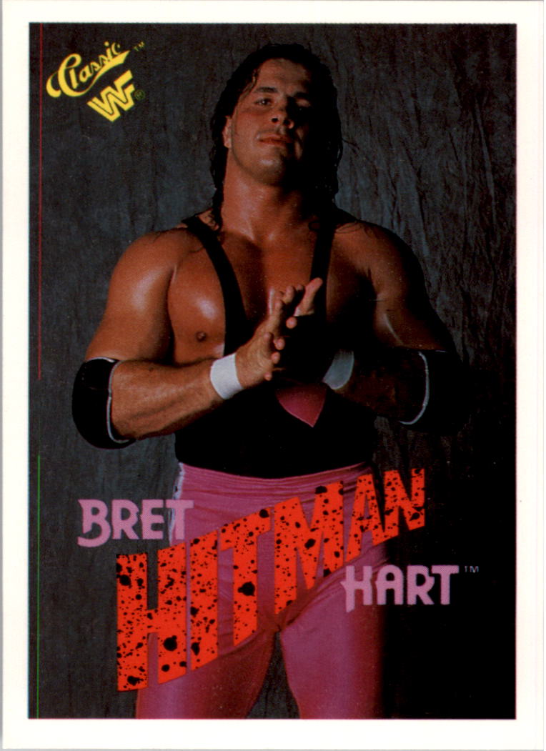 1990 Classic WWF #37 Bret Hit Man Hart