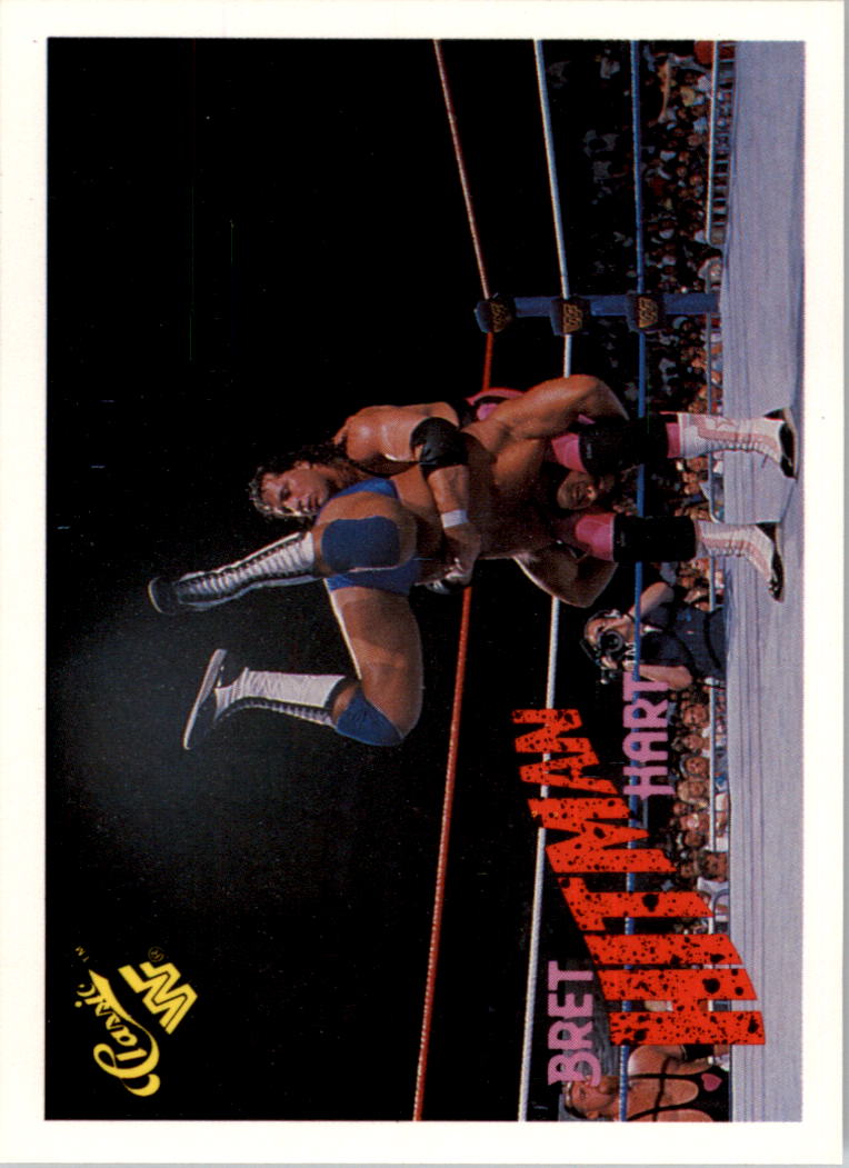1990 Classic WWF #45 Bret Hit Man Hart