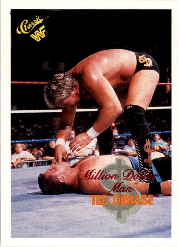 1990 Classic WWF #64 Million Dollar Man Ted DiBiase