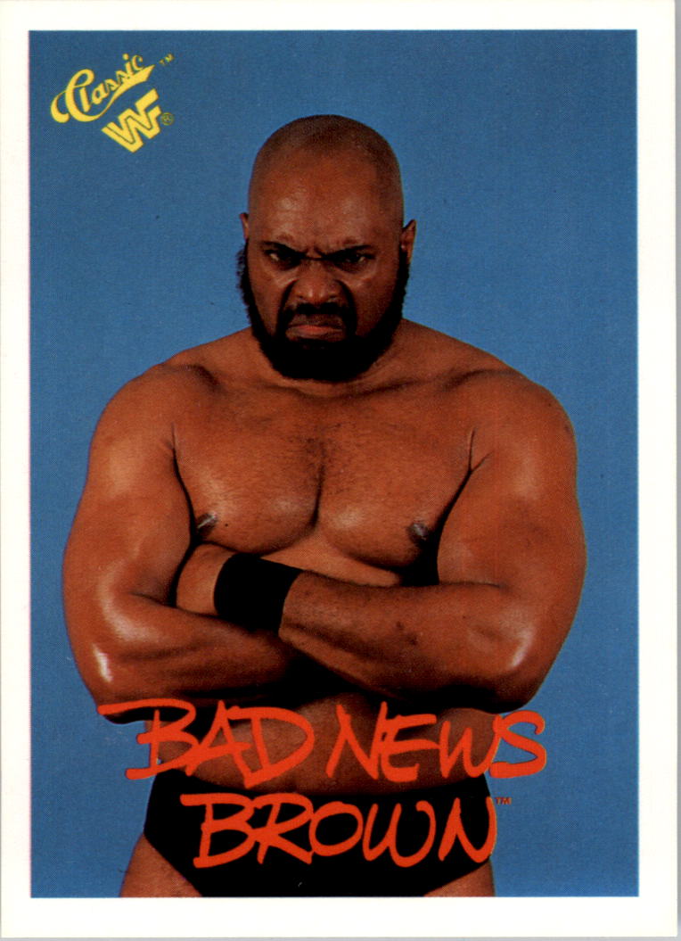 1990 Classic WWF #79 Bad News Brown