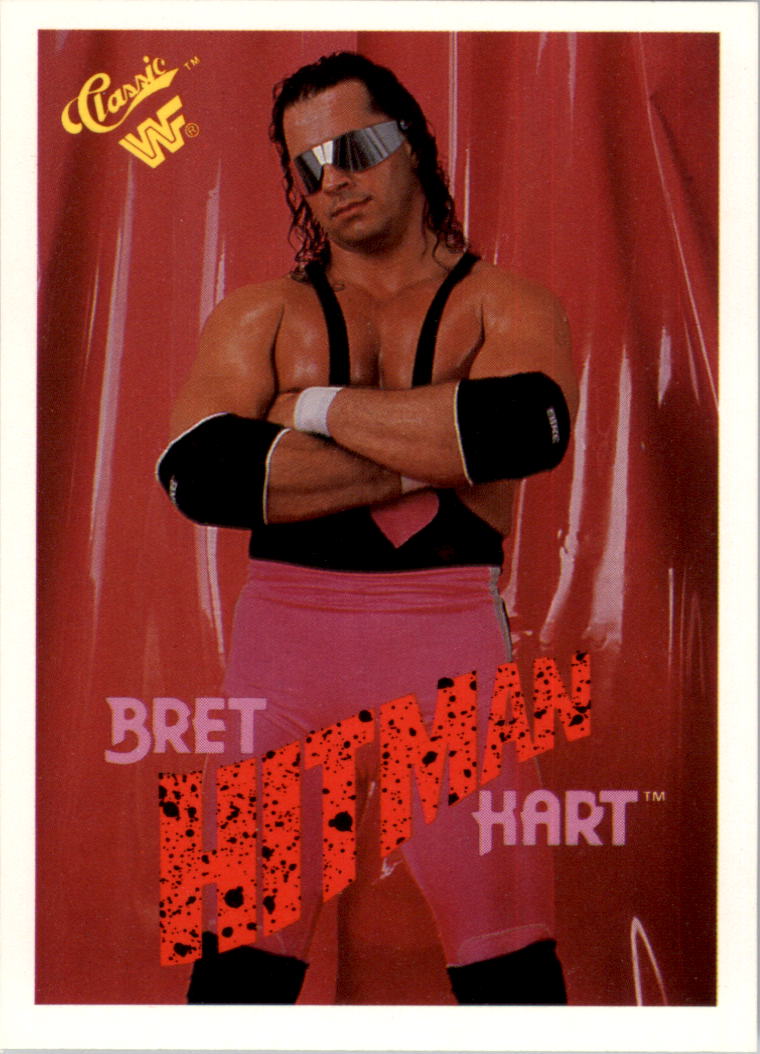 1990 Classic WWF #95 Bret Hit Man Hart