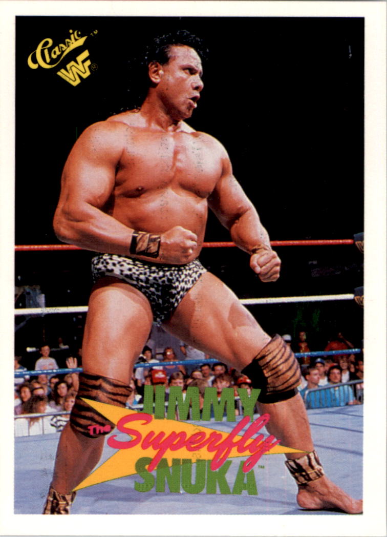 1990 Classic WWF #114 Jimmy Superfly Snuka