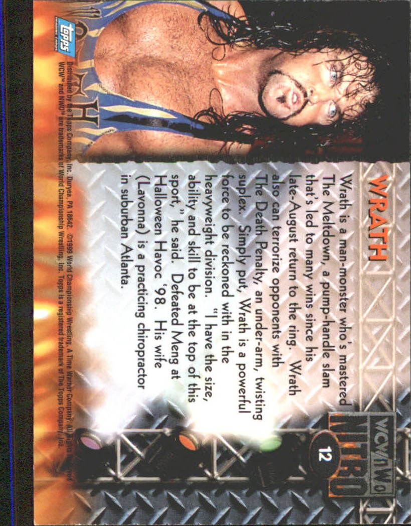 B1230- 1999 Topps WCW/nWo Wrestling 1-72 +Inserts -You Pick