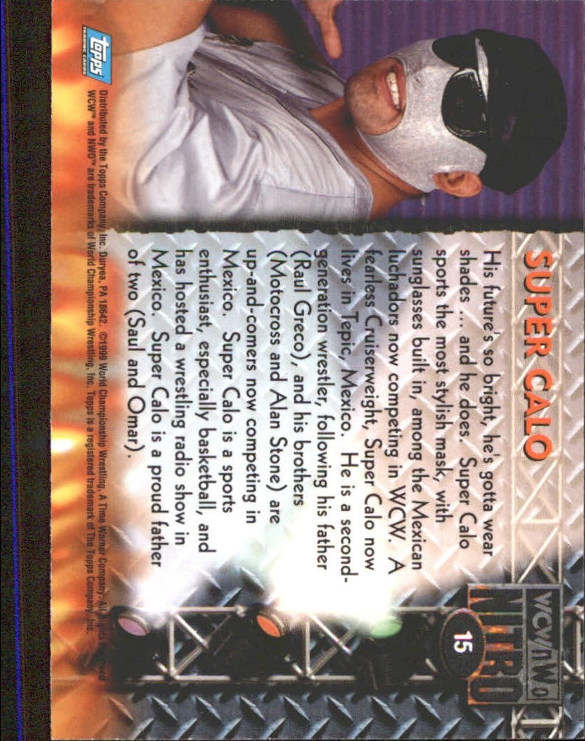 B1230- 1999 Topps WCW/nWo Wrestling 1-72 +Inserts -You Pick