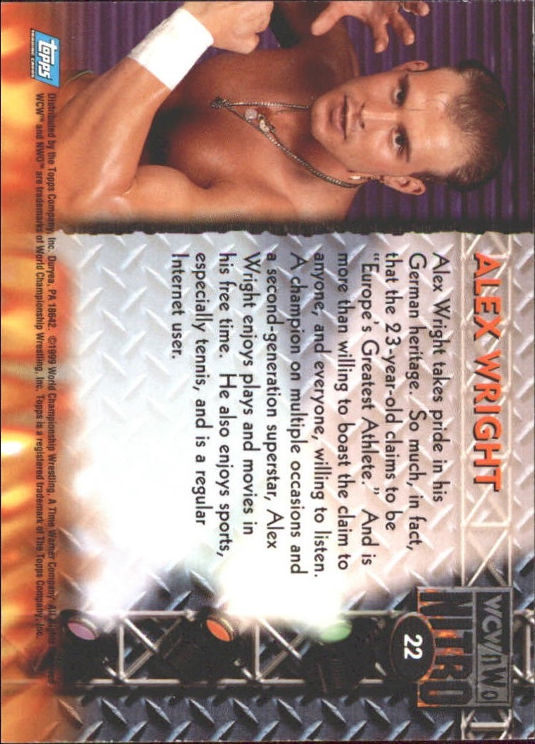 B1230- 1999 Topps WCW/nWo Wrestling 1-72 +Inserts -You Pick
