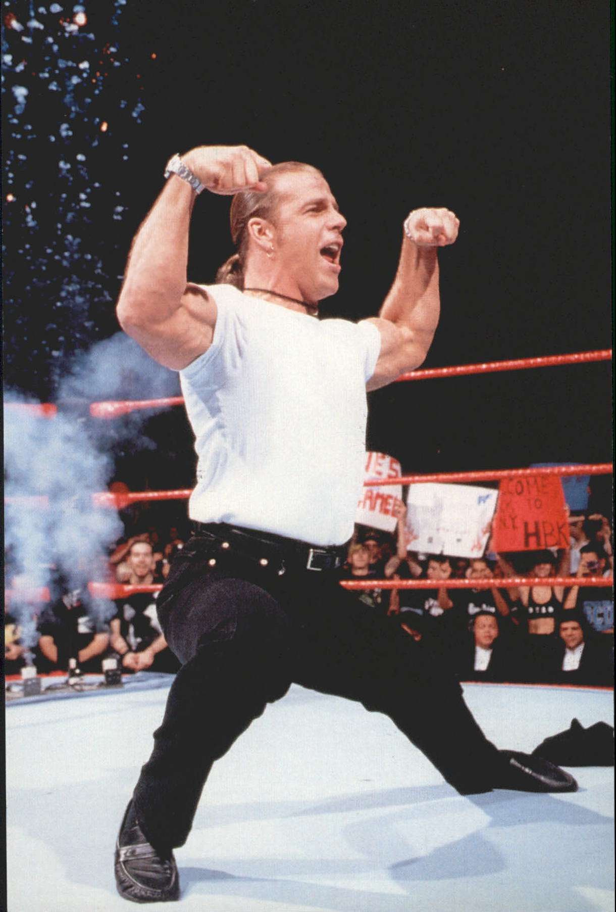 1999 Comic Images WWF WrestleMania Live 4 X 6 #51 Shawn Michaels