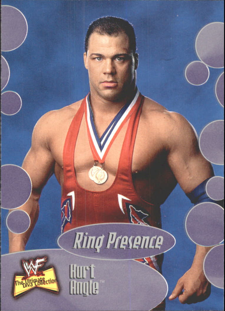 2001 Fleer WWF The Ultimate Diva Collection #64 Kurt Angle RP