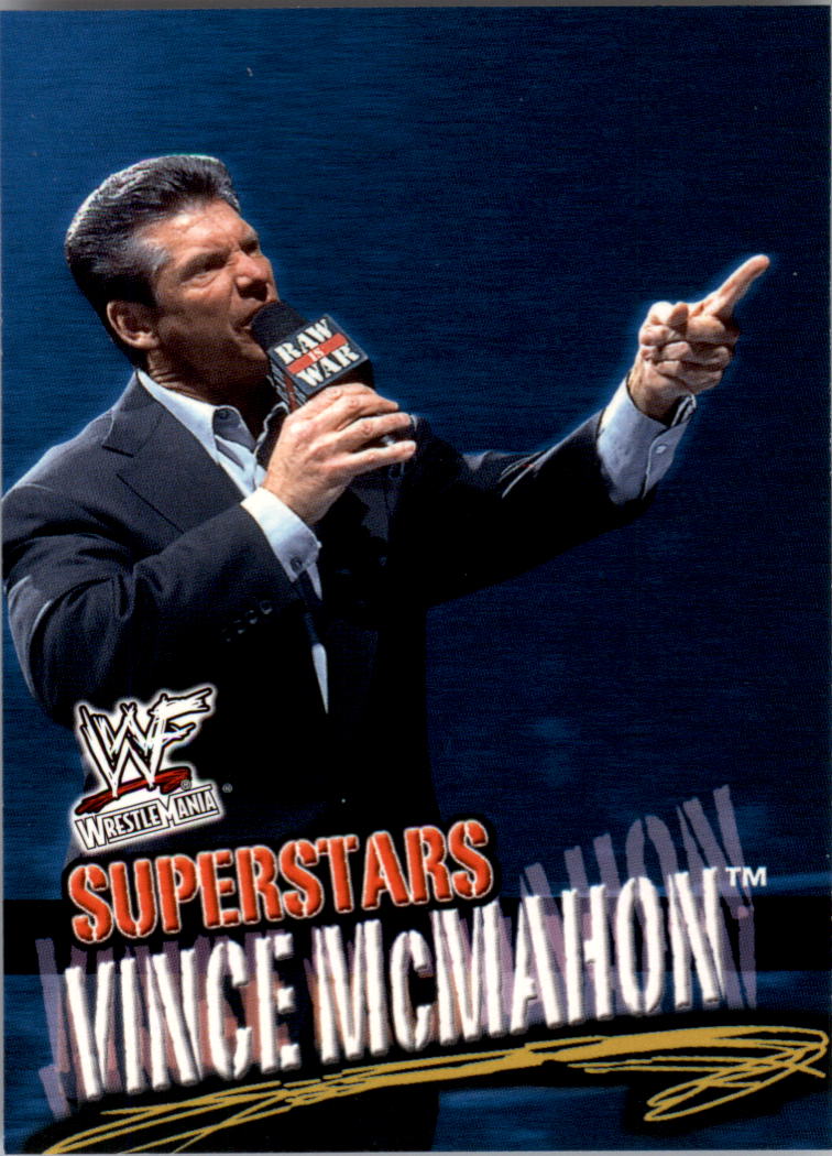 2001 Fleer WWF WrestleMania #37 Vince McMahon