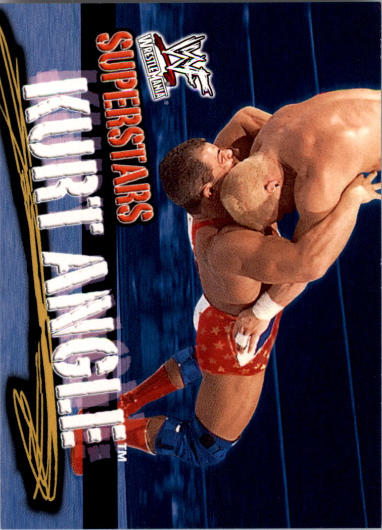 2001 Fleer WWF WrestleMania #51 Kurt Angle