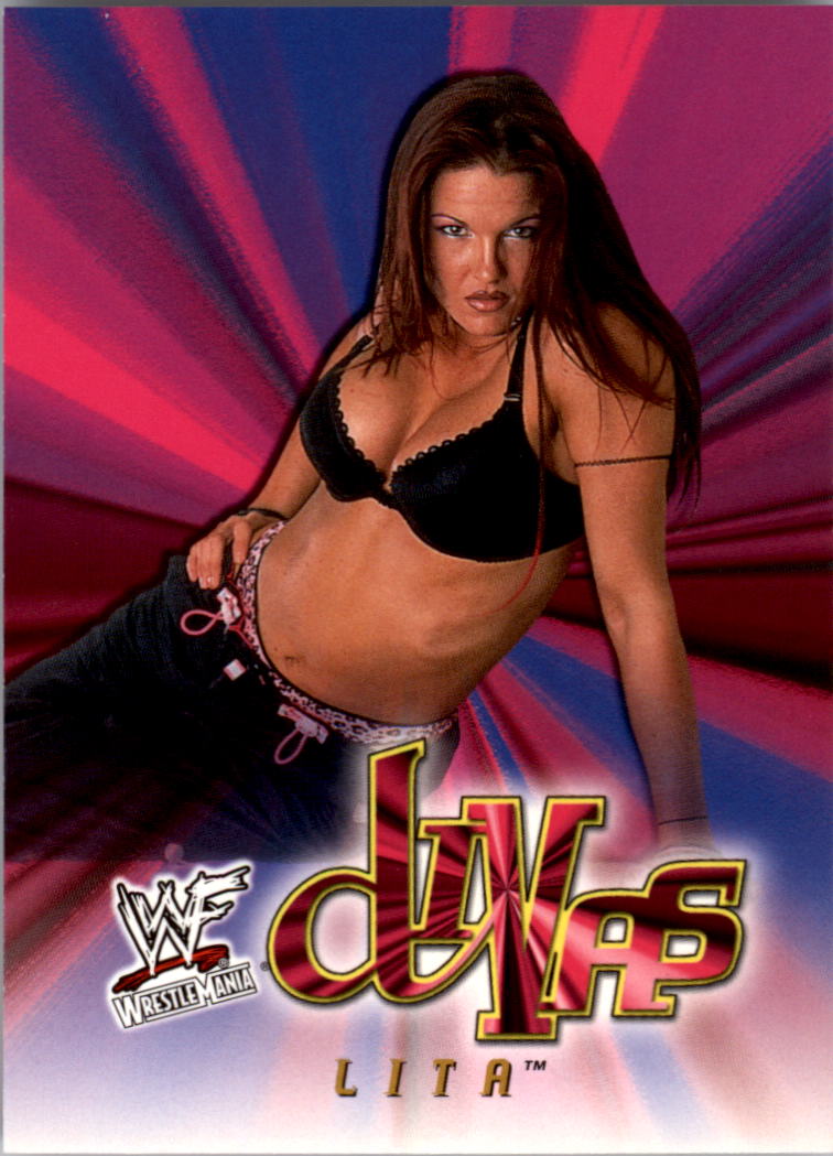 2001 Fleer WWF WrestleMania #67 Lita DIVAS RC