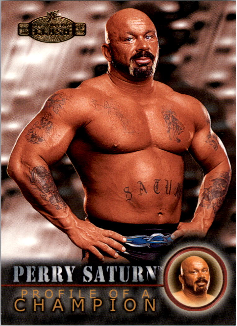 2001 Fleer WWF Championship Clash #72 Perry Saturn PC