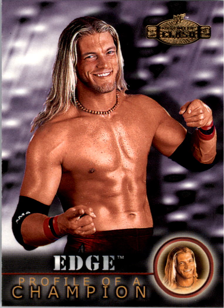 2001 Fleer WWF Championship Clash #76 Edge PC