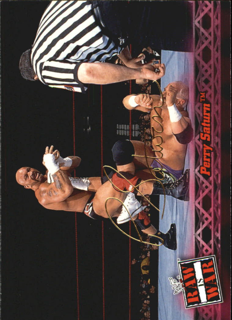 2001 Fleer WWF Raw Is War #36 Perry Saturn