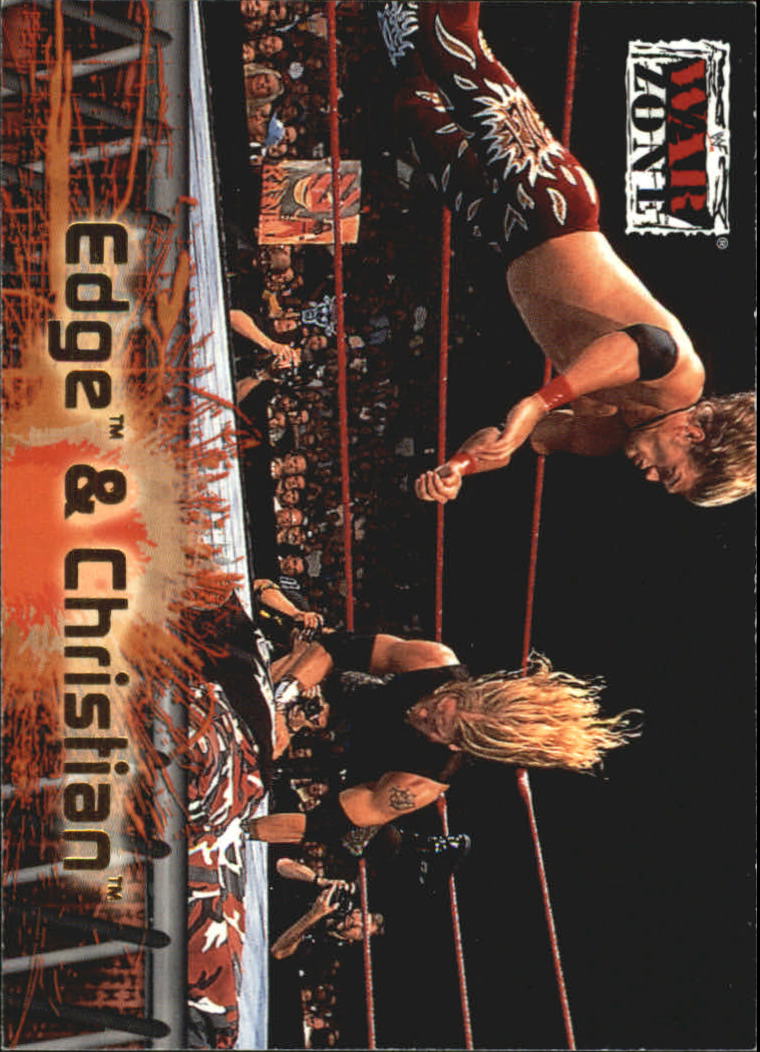 2001 Fleer WWF Raw Is War #55 Edge & Christian WZ
