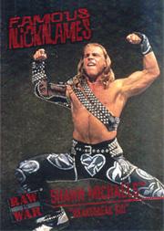 2001 Fleer WWF Raw Is War Famous Nicknames #FN9 Shawn Michaels/Heartbreak Kid