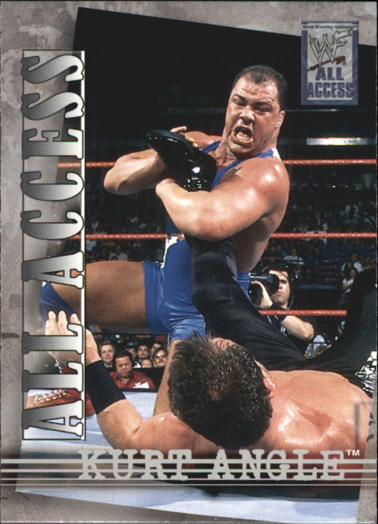 2002 Fleer WWF All Access #7 Kurt Angle