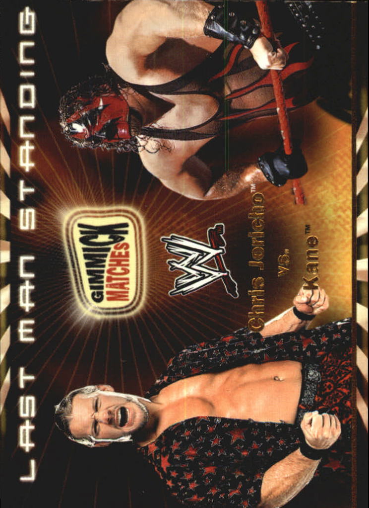 2002 Fleer WWE Royal Rumble Gimmick Matches #GM9 Chris Jericho vs. Kane/Last Man Standing