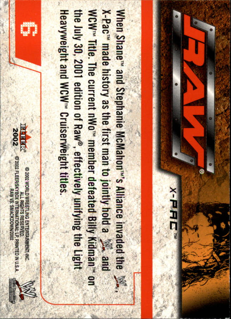 B5829- 2002 Fleer Wwe Raw Vs.Smackdown 1-90 + Einsätze -du Pick- 15 + Kostenlose - Bild 9 von 178