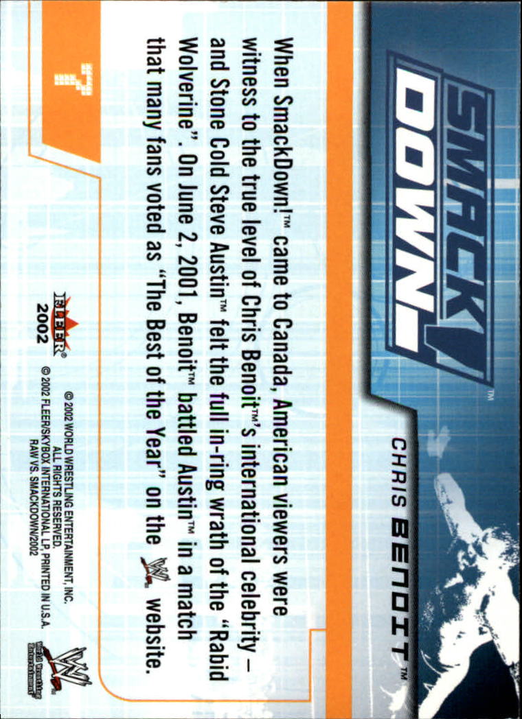 B5829- 2002 Fleer Wwe Raw Vs.Smackdown 1-90 + Einsätze -du Pick- 15 + Kostenlose - Bild 11 von 178