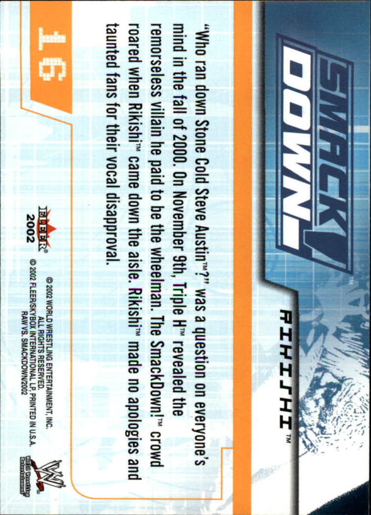 B5829- 2002 Fleer Wwe Raw Vs.Smackdown 1-90 + Einsätze -du Pick- 15 + Kostenlose - Bild 27 von 178