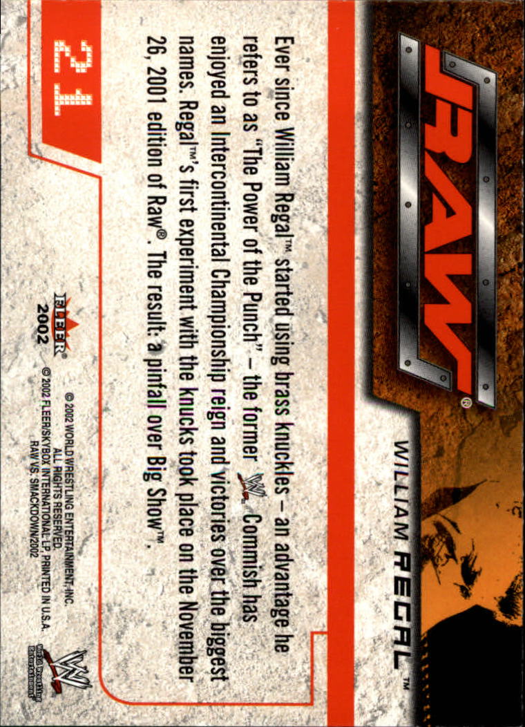 B5829- 2002 Fleer Wwe Raw Vs.Smackdown 1-90 + Einsätze -du Pick- 15 + Kostenlose - Bild 35 von 178