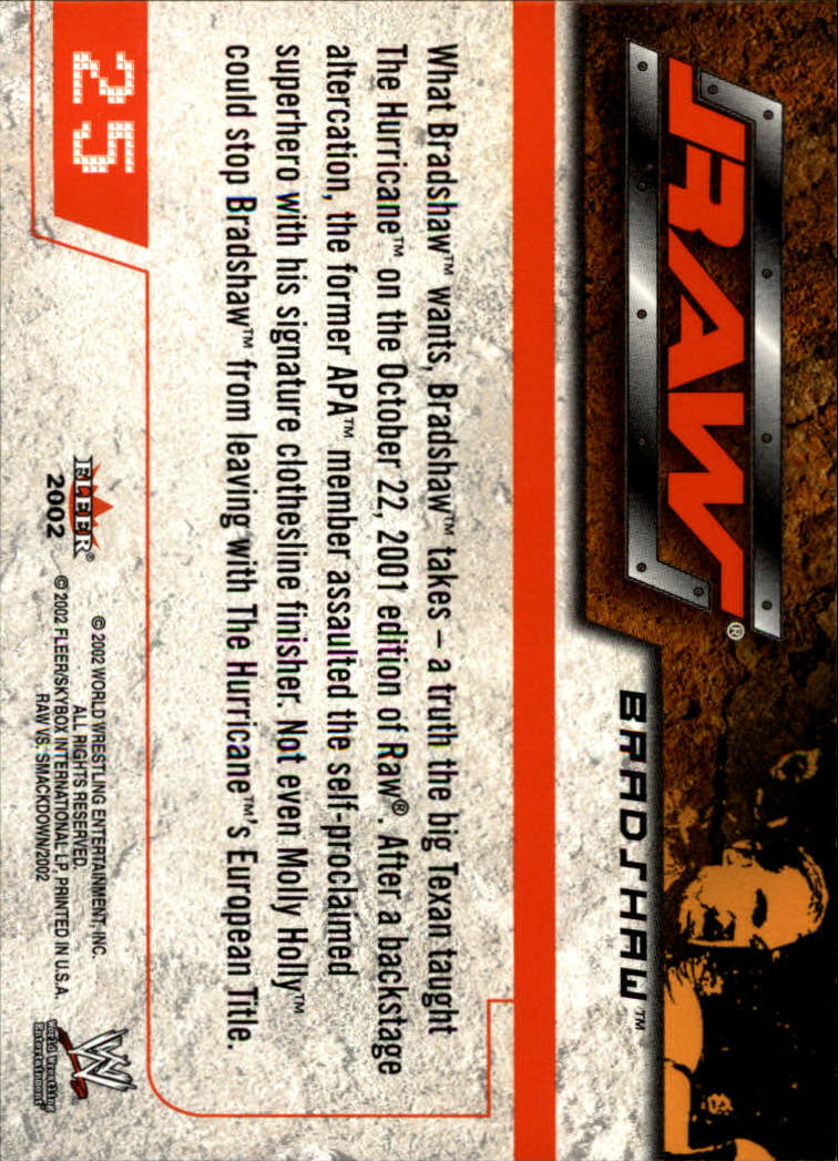 B5829- 2002 Fleer Wwe Raw Vs.Smackdown 1-90 + Einsätze -du Pick- 15 + Kostenlose - Bild 41 von 178