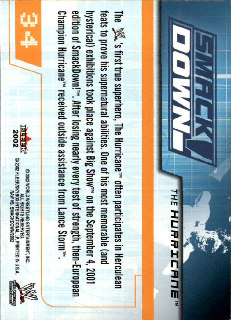 B5829- 2002 Fleer Wwe Raw Vs.Smackdown 1-90 + Einsätze -du Pick- 15 + Kostenlose - Bild 59 von 178