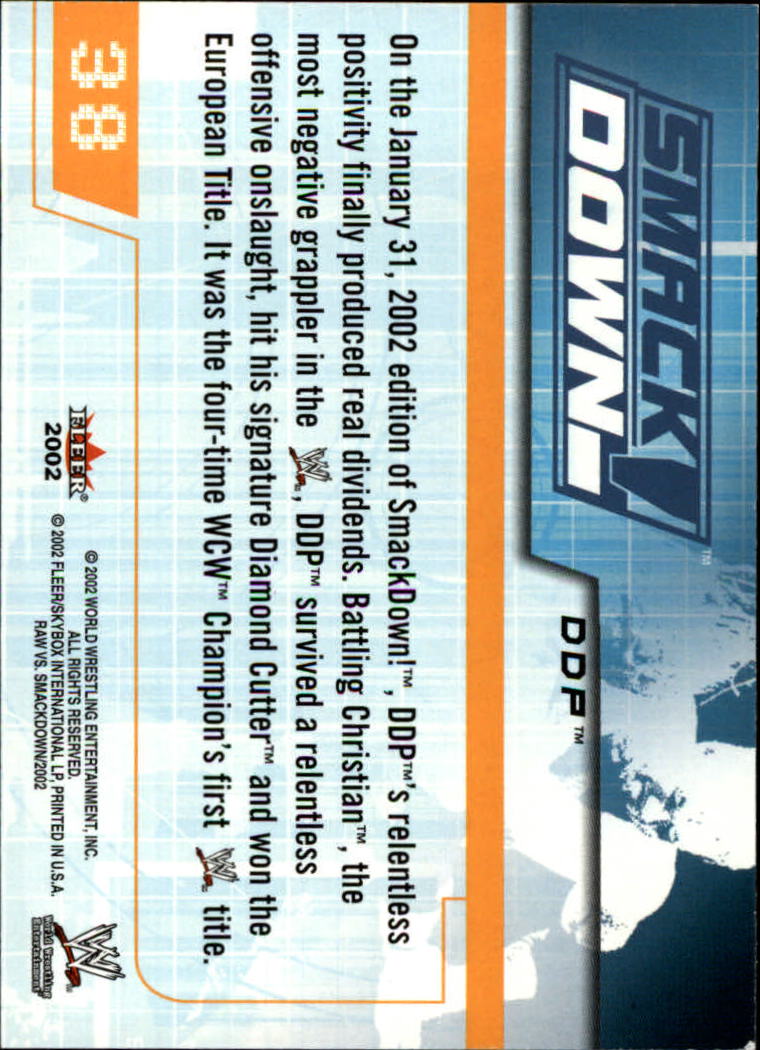 B5829- 2002 Fleer Wwe Raw Vs.Smackdown 1-90 + Einsätze -du Pick- 15 + Kostenlose - Bild 67 von 178