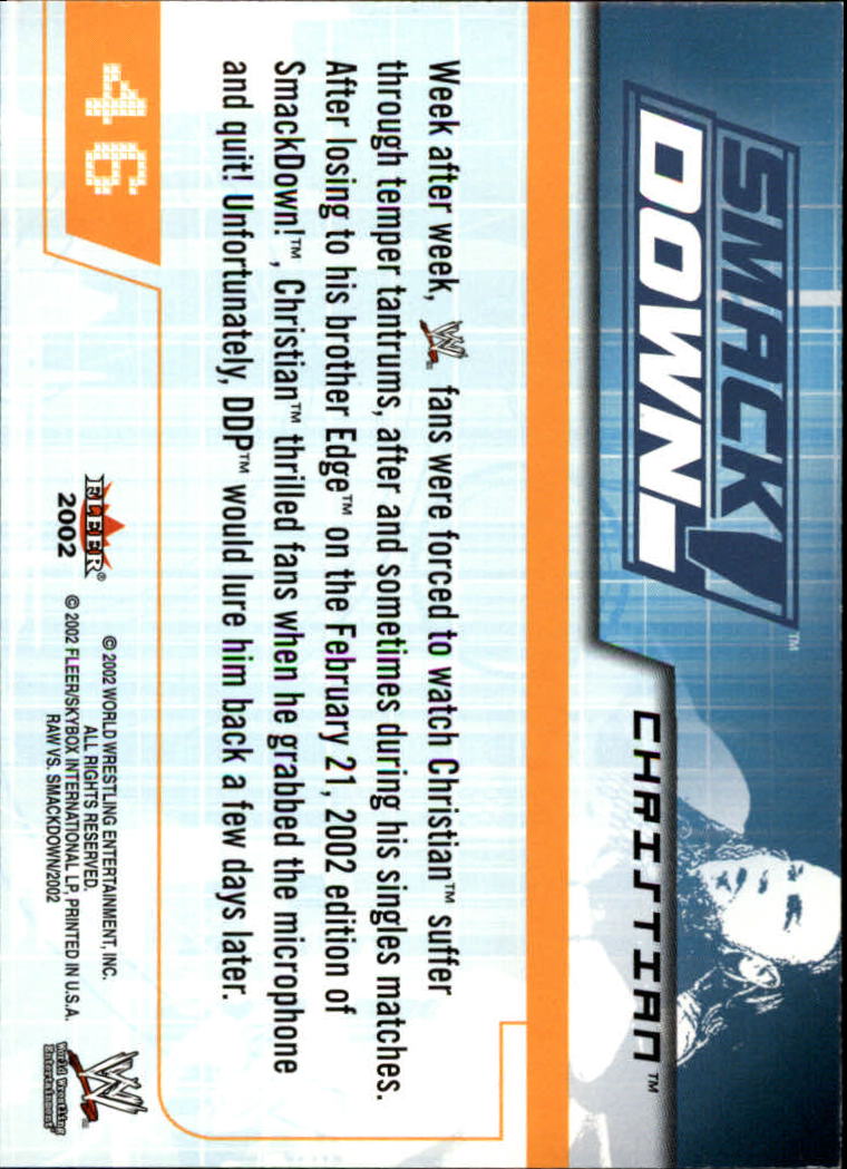 B5829- 2002 Fleer Wwe Raw Vs.Smackdown 1-90 + Einsätze -du Pick- 15 + Kostenlose - Bild 83 von 178