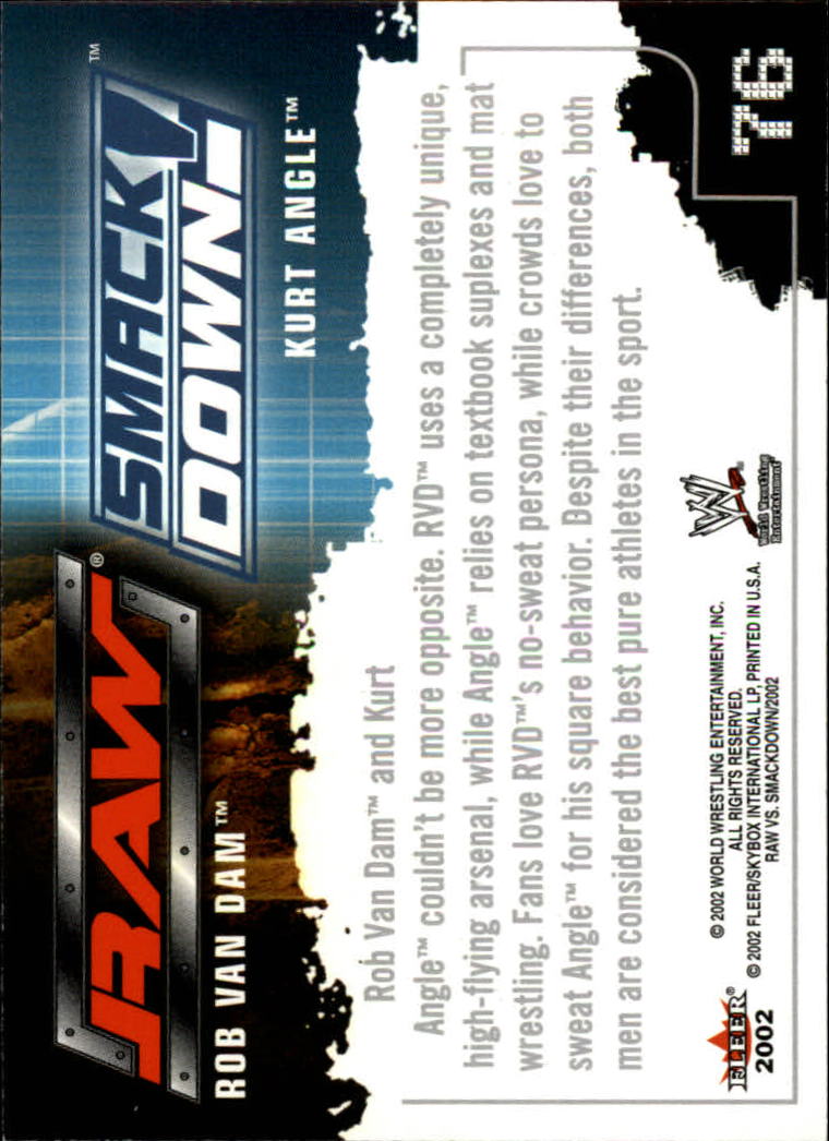 B5829- 2002 Fleer Wwe Raw Vs.Smackdown 1-90 + Einsätze -du Pick- 15 + Kostenlose - Bild 143 von 178